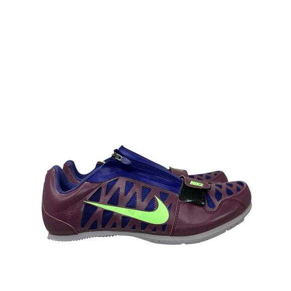 Nike Long Jump Shoes Spikes Mens 9 Purple Zoom LJ 4 Track Field‎ New 415339-602 main image 8